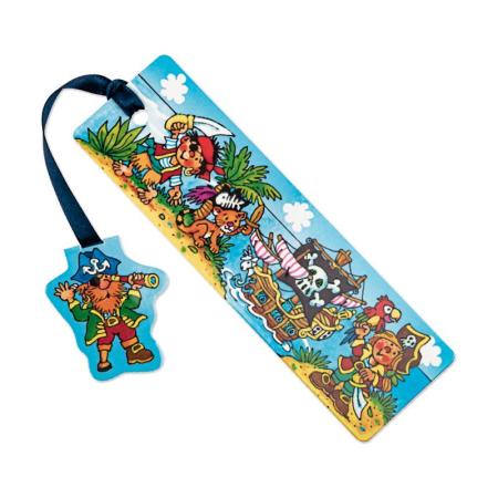 Glitter Lesezeichen Pirat Pit Planke